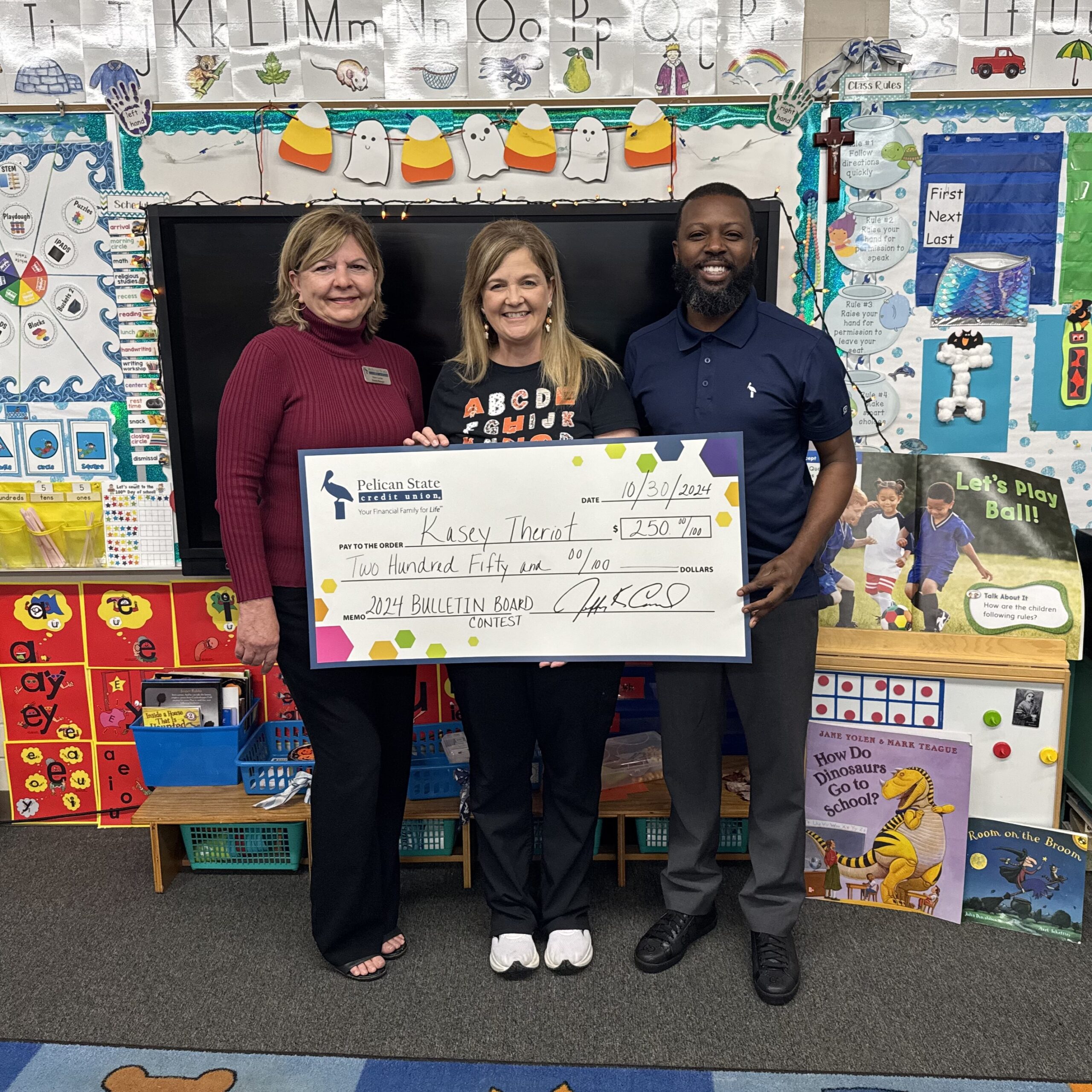 Pelican State CU Awards $3,550 to Louisiana Teachers Through 2024 Teacher Bulletin Board Contest