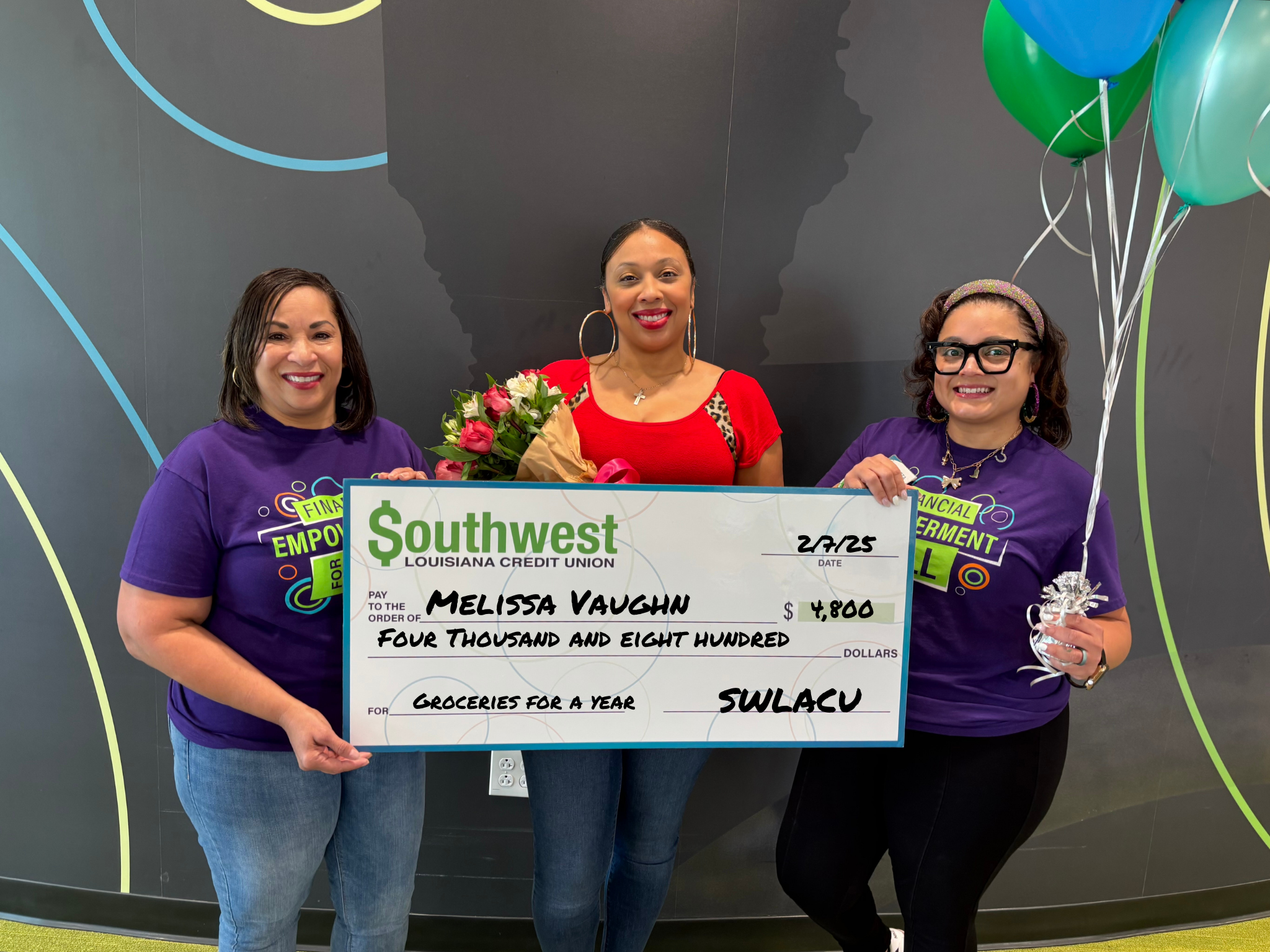 Southwest Louisiana CU Announces Groceries for a Year Winner