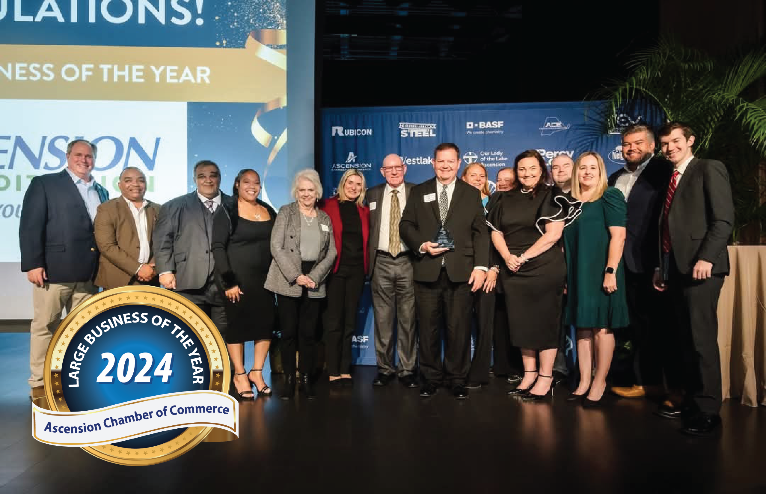 Ascension Credit Union Honored as Large Business of the Year