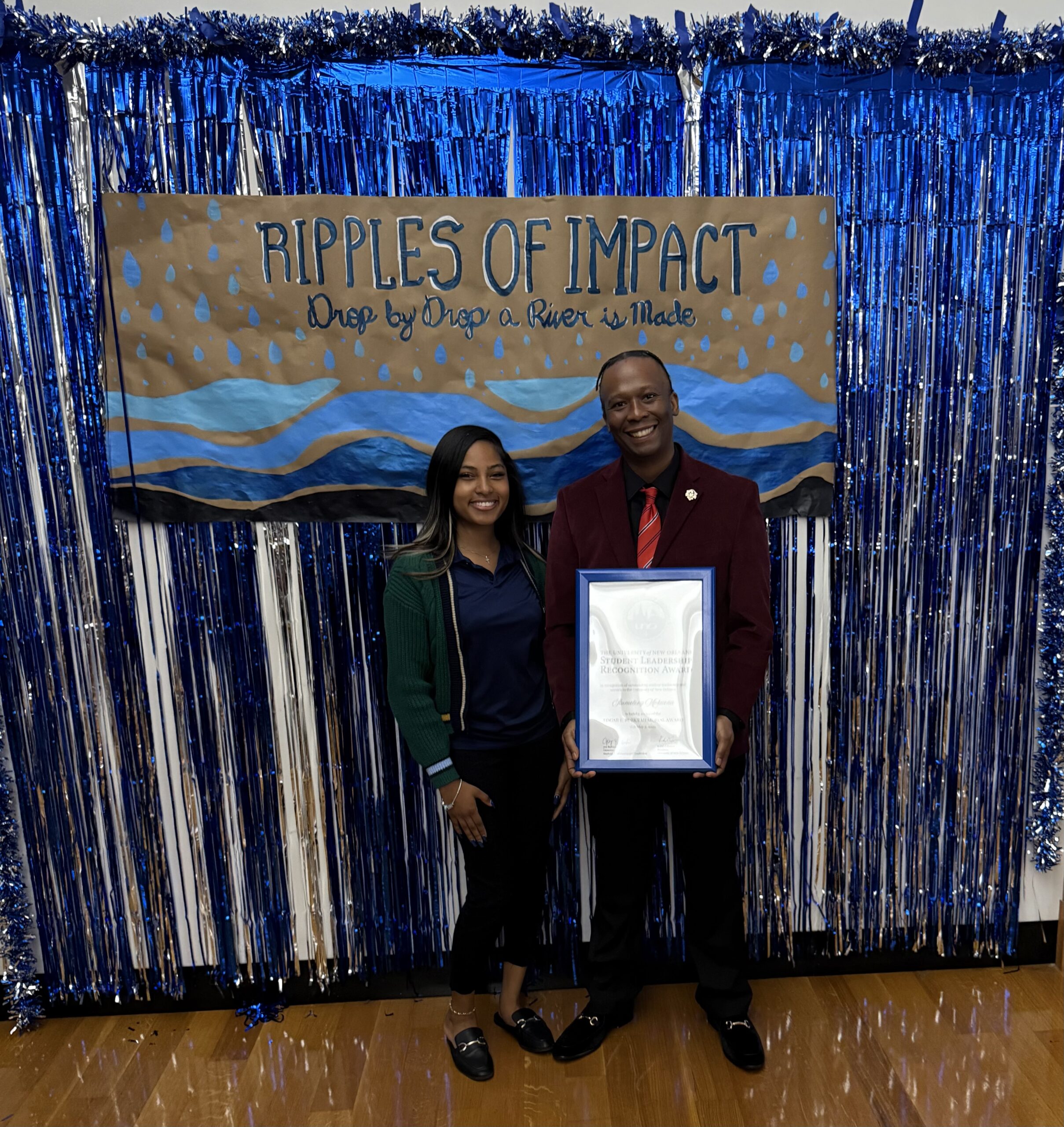 UNOFCU Supports Student Excellence with Edgar E. Burks Leadership Award Sponsorship