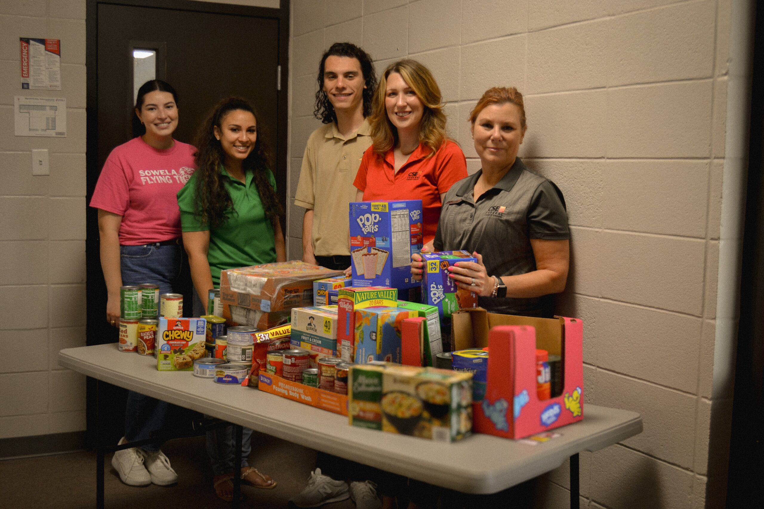 CSE Powers Up Partnership with Food Drive for SOWELA Students