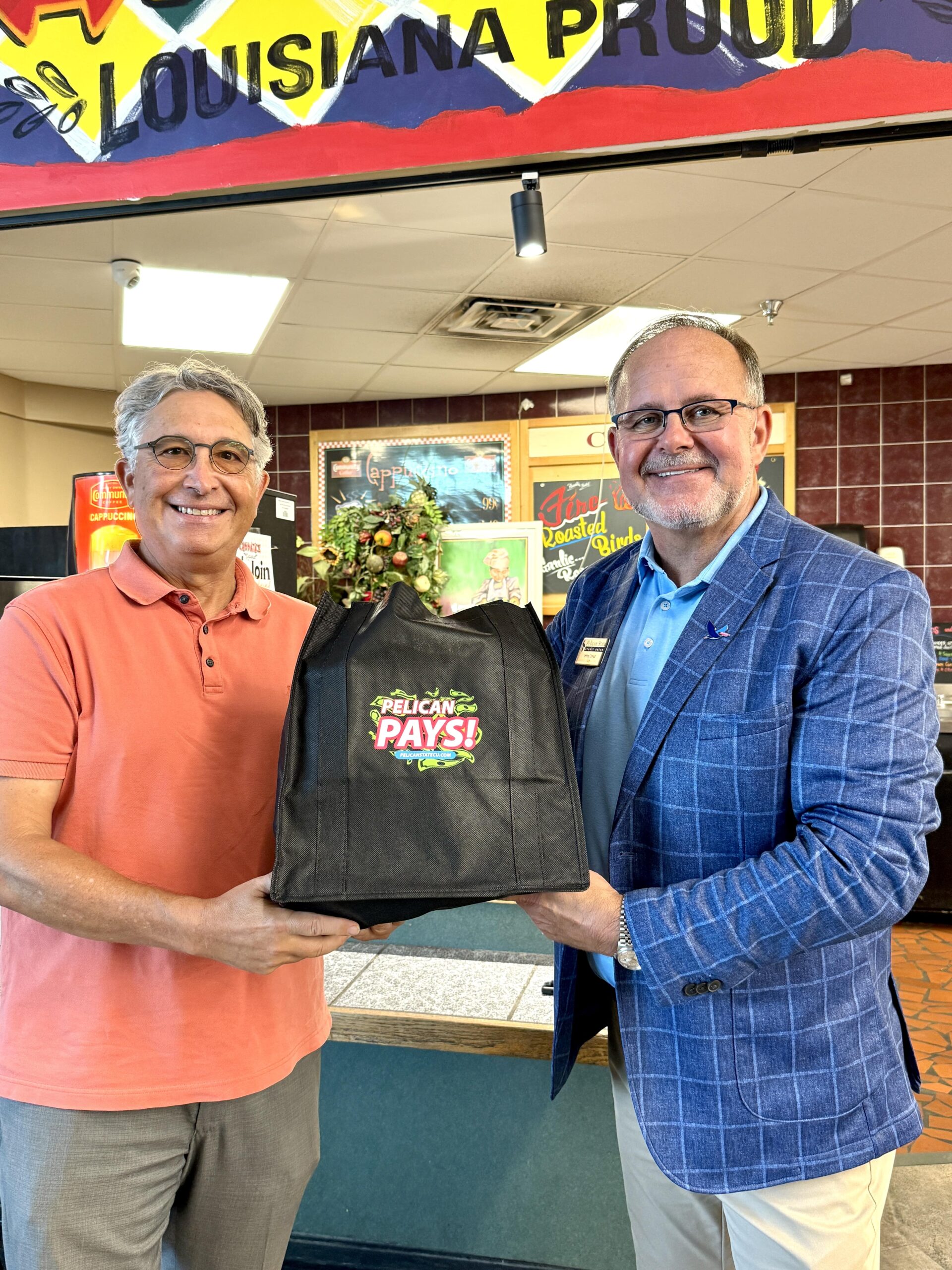 A Morning of Giving: Pelican Credit Union Brings $10,000 in Free Groceries to Terrebonne Parish Families