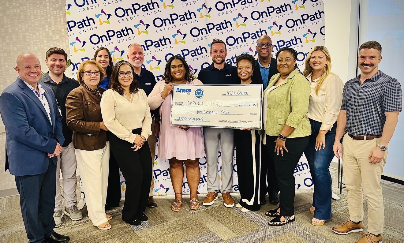 Atmos Energy Donates $10,000 to Support OnPath Foundation’s Financial Literacy Programs