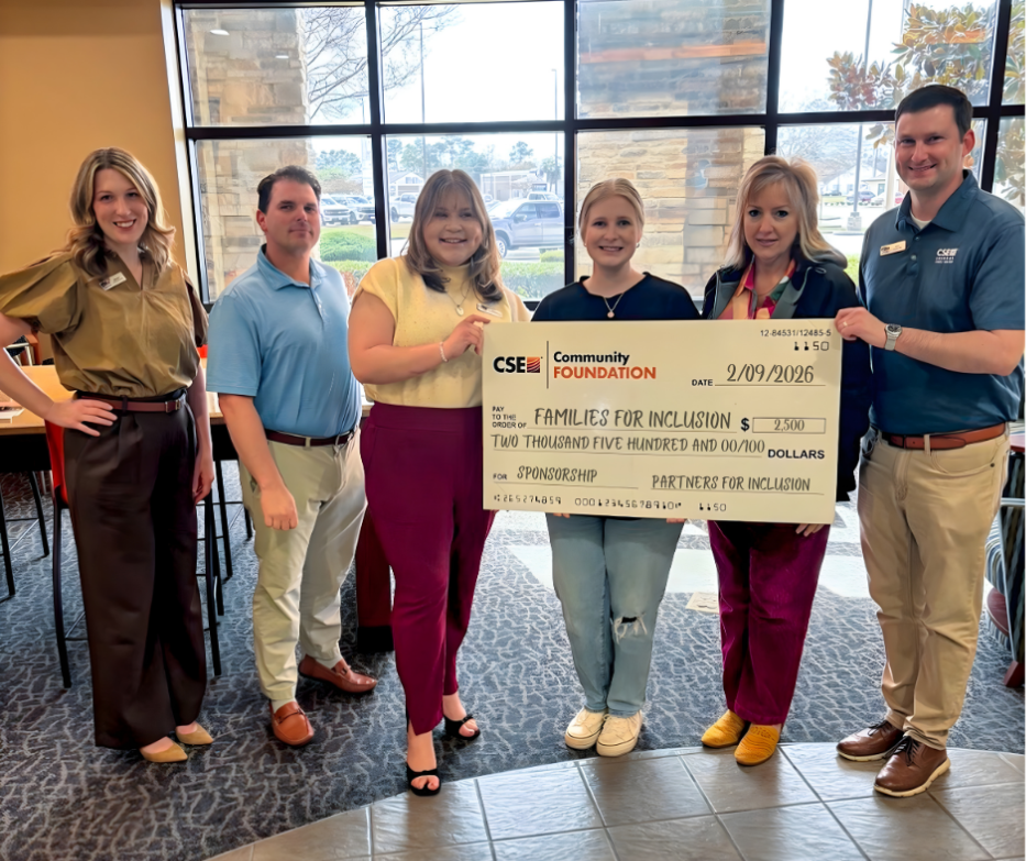 CSE|Community Foundation Presents Sponsorship to Families For Inclusion 