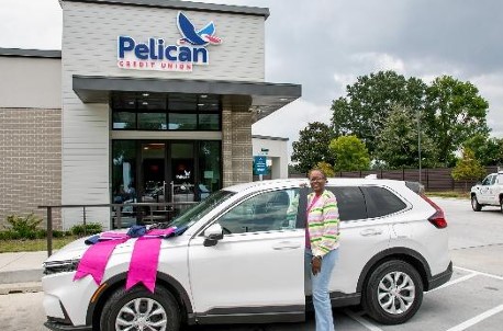 Pelican Credit Union Awards Brand New 2026 Honda CR-V to Member